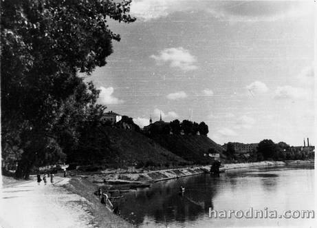 Набережная Немана в Гродно. 1958 г 