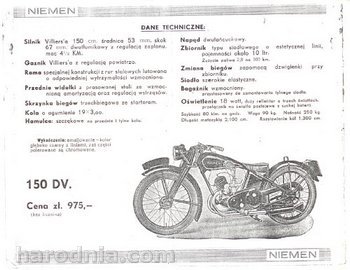 Motocykl fabryki „Niemen”