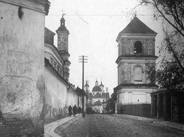 Колокольня монастыря бригиток снесена в 1960-х гг.