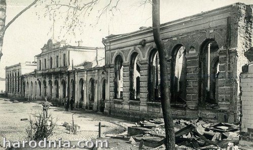 Спалены палац Тызенгаўза, 1915 г.
