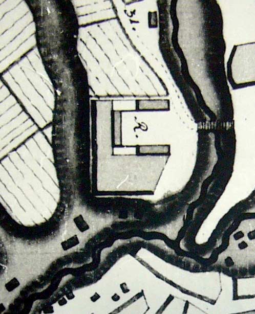 Забудова палаца адміністратара. План Гародні 1798 г.