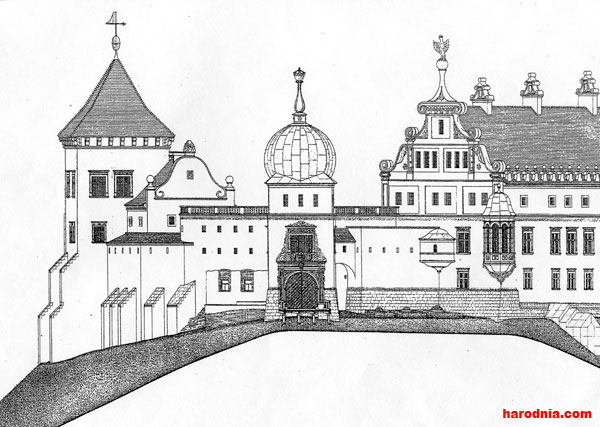 Эскизы проекта реконструкции Старого замка (В. Бочков)