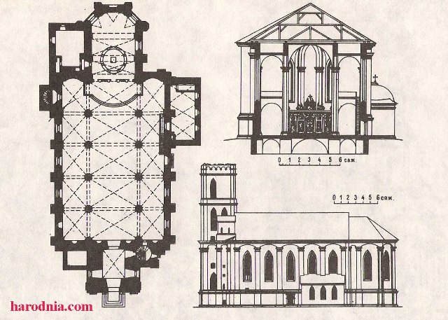 Храм перед перестройкой в церковь. 1804 г.